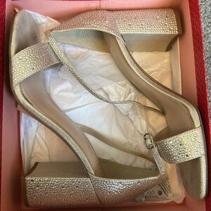 Kelly & Katie Sparkly Heel Sandal